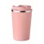 Cana de voiaj, Everestus, 2610E18497, 350 ml, Ø8.8x15.1 cm, Otel inoxidabil, Roz Copil