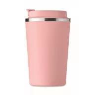   Cana de voiaj, Everestus, 2610E18497, 350 ml, Ø8.8x15.1 cm, Otel inoxidabil, Roz Copil