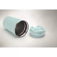   Cana de voiaj, Everestus, 2610E18495, 350 ml, Ø8.8x15.1 cm, Otel inoxidabil, Albastru copil