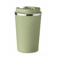   Cana de voiaj, Everestus, 2610E18498, 350 ml, Ø8.8x15.1 cm, Otel inoxidabil, Verde menta