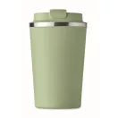 Cana de voiaj, Everestus, 2610E18498, 350 ml, Ø8.8x15.1 cm, Otel inoxidabil, Verde menta