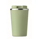 Cana de voiaj, Everestus, 2610E18498, 350 ml, Ø8.8x15.1 cm, Otel inoxidabil, Verde menta