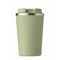   Cana de voiaj, Everestus, 2610E18498, 350 ml, Ø8.8x15.1 cm, Otel inoxidabil, Verde menta