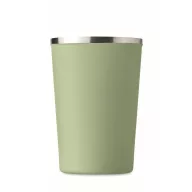   Cana de voiaj, Everestus, 2610E18498, 350 ml, Ø8.8x15.1 cm, Otel inoxidabil, Verde menta