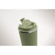   Cana de voiaj, Everestus, 2610E18498, 350 ml, Ø8.8x15.1 cm, Otel inoxidabil, Verde menta