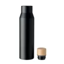 Termos, Everestus, 21AUG296, 500 ml, Otel, Ø6.5x25 cm, Negru