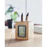   Suport pixuri, Everestus, 21AUG043, Bambus, 8.2x7.9x9.8 cm, Natur