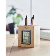   Suport pixuri, Everestus, 21AUG043, Bambus, 8.2x7.9x9.8 cm, Natur