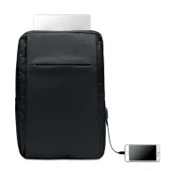   Rucsac laptop 16 inch, Everestus, 21AUG001, Poliester, 29x12x41 cm, Negru