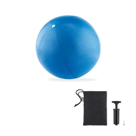 Minge pilates cu pompa, Everestus, 22FEB1507, 15x26.5 cm, PET, Albastru