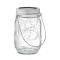 Lampa solara, Everestus, 22FEB1411, 8x13.4 cm, Sticla, Transparent