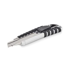   Cutter retractabil, Everestus, 22FEB0157, 15.5x4x2 cm, Aluminiu, Argintiu