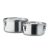 Set 2 cutii pentru pranz, Everestus, 22FEB0058, 900 ml, Ø14.5x7 cm, Otel, Argintiu