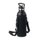 Termos, Everestus, 22FEB1233, 700 ml, Ø7x29 cm, Otel, Negru