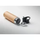 Termos, Everestus, 22FEB1235, 450 ml, 8x24 cm, Otel, Bambus, Natur