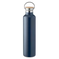   Termos cu perete dublu, Everestus, 18SEP4303, 1000 ml,  Ø8x31.5 cm, Otel, Albastru inchis