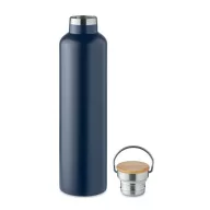   Termos cu perete dublu, Everestus, 18SEP4303, 1000 ml,  Ø8x31.5 cm, Otel, Albastru inchis