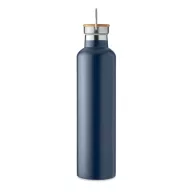   Termos cu perete dublu, Everestus, 18SEP4303, 1000 ml,  Ø8x31.5 cm, Otel, Albastru inchis