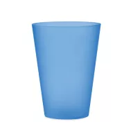   Pahar 300 ml, 2509E15907, Everestus, Ø7.5x10.5 cm, Polipropilena, Albastru transparent