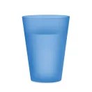 Pahar 300 ml, 2509E15907, Everestus, Ø7.5x10.5 cm, Polipropilena, Albastru transparent