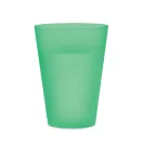Pahar 300 ml, 2509E15910, Everestus, Ø7.5x10.5 cm, Polipropilena, Verde transparent