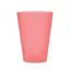 Pahar 300 ml, 2509E15909, Everestus, Ø7.5x10.5 cm, Polipropilena, Rosu transparent