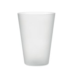   Pahar, Everestus, 22FEB1279, 300 ml, Ø7.5x10.5 cm, Polipropilena, Alb Transparent