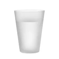   Pahar, Everestus, 22FEB1279, 300 ml, Ø7.5x10.5 cm, Polipropilena, Alb Transparent
