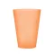 Pahar 300 ml, 2509E15908, Everestus, Ø7.5x10.5 cm, Polipropilena, Portocaliu transparent