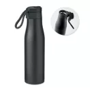 Termos, Everestus, 22FEB1232, 600 ml, Ø6.5x26 cm, Otel, Negru