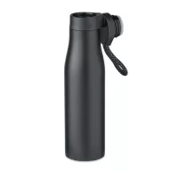   Termos, Everestus, 22FEB1232, 600 ml, Ø6.5x26 cm, Otel, Negru