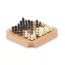 Set jocuri si suport pahare, Everestus, 22FEB0808, 10.6x10.6x7 cm, Pluta, MDF, Natur