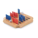 Set jocuri si suport pahare, Everestus, 22FEB0808, 10.6x10.6x7 cm, Pluta, MDF, Natur