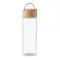 Sticla de apa sport, Everestus, 22FEB1346, 500 ml, Ø6x20.5 cm, Sticla, Bambus, Transparent