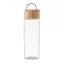 Sticla de apa sport, Everestus, 22FEB1346, 500 ml, Ø6x20.5 cm, Sticla, Bambus, Transparent