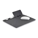 Incarcator wireless mousepad, Everestus, 22FEB1653, 31.5x27.5x0.5 cm, Poliester, Gri