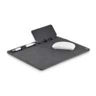   Incarcator wireless mousepad, Everestus, 22FEB1653, 31.5x27.5x0.5 cm, Poliester, Gri
