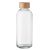 Sticla de apa sport, Everestus, 22FEB1343, 650 ml, Ø7x21 cm, Sticla, Bambus, Transparent