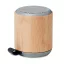 Boxa portabila wireless 5.0, Everestus, 22FEB1542, Ø6.8x8.1 cm, Bambus, ABS, Natur