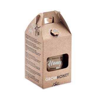   Borcan de miere 50 grame, Everestus, 22FEB1121, 22.5x31.5x28.5 cm, Sticla, Natur