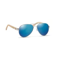   Ochelari de soare, Everestus, 22FEB0239, 13x14x5 cm, Bambus, Albastru