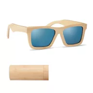   Ochelari de soare, Everestus, 22FEB0243, 13.5x4x14.5 cm, Bambus, Natur