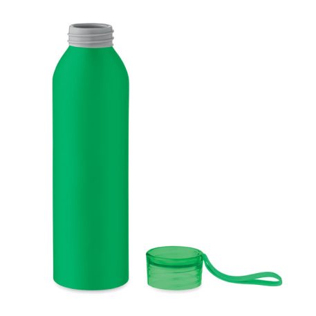 Sticla de apa bidon sport, Everestus, 42FEB231048, 600 ml, Ø6x23 cm, Aluminiu, Verde
