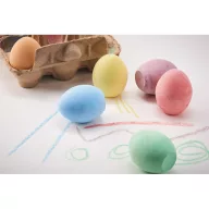   Set 6 crete cu forma de ou in cutie, Everestus, 22FEB0693, 15x10x7 cm, Carton, Bej
