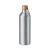 Sticla de apa sport, Everestus, 18SEP3078, 800 ml,  Ø7x24.5 cm, Aluminiu, Bambus, Argintiu