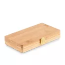 Set scule in cutie, Everestus, 22FEB0183, 19.5x11.8x3 cm, Bambus, Natur