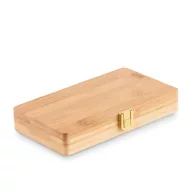   Set scule in cutie, Everestus, 22FEB0183, 19.5x11.8x3 cm, Bambus, Natur