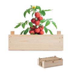   Set de rosii in cutie, Everestus, 22FEB0173, 46x34x16 cm, Lemn, Natur