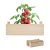 Set de rosii in cutie, Everestus, 22FEB0173, 46x34x16 cm, Lemn, Natur
