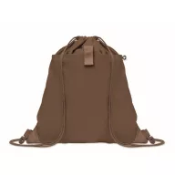   Saculet cu snur, 2410E23054, Everestus, 38 x 42 cm, Bumbac, Maro